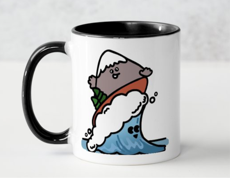 Surf To Summit Mug Featuring Alvin Lanch and Salty Barrels