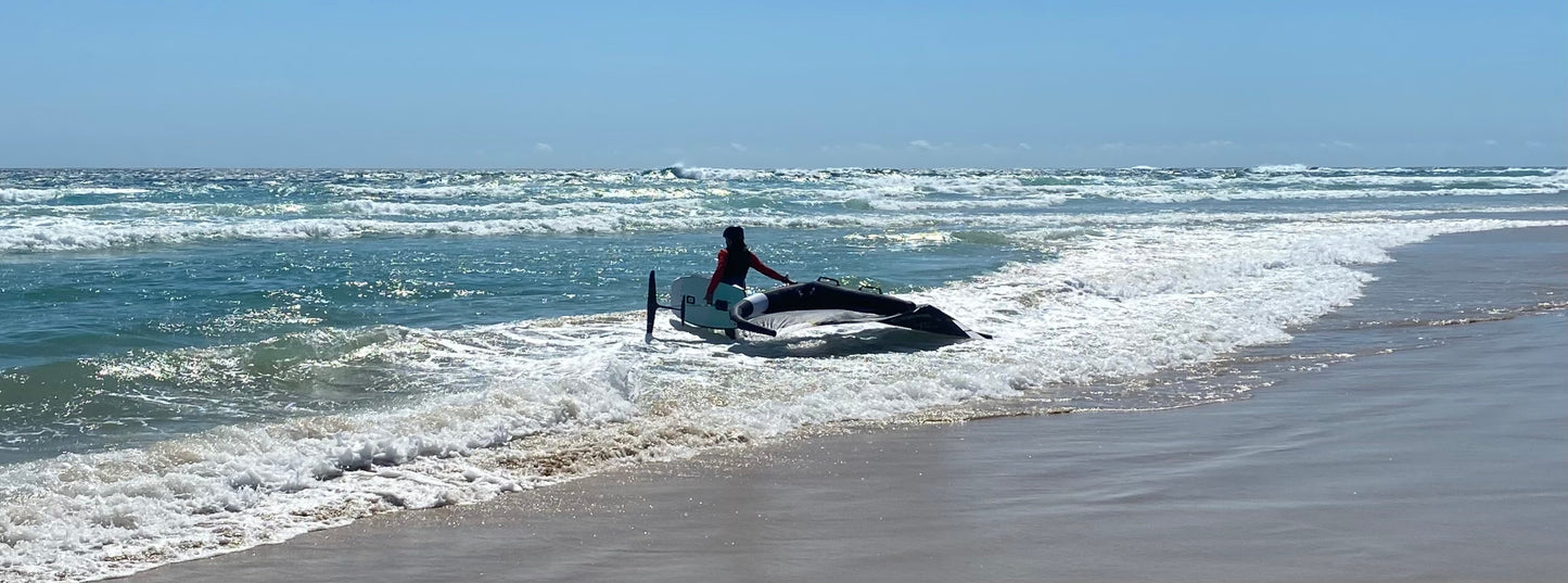 Wing Foiling lessons Surf to Summit