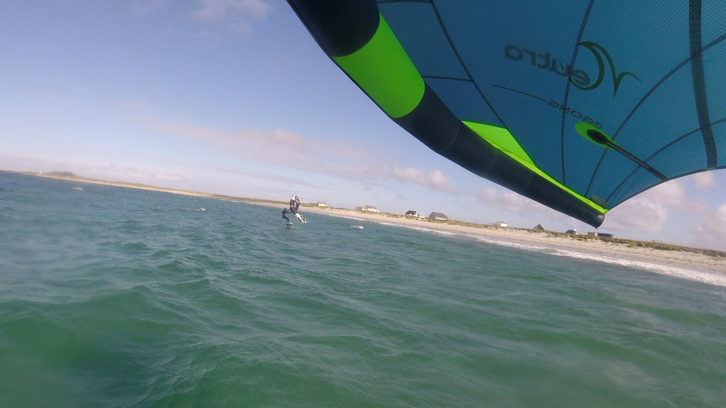 Wing foiling lessons Kite Surfing Lessons to end foiling lessons with surf to summit El Medano South Tenerife