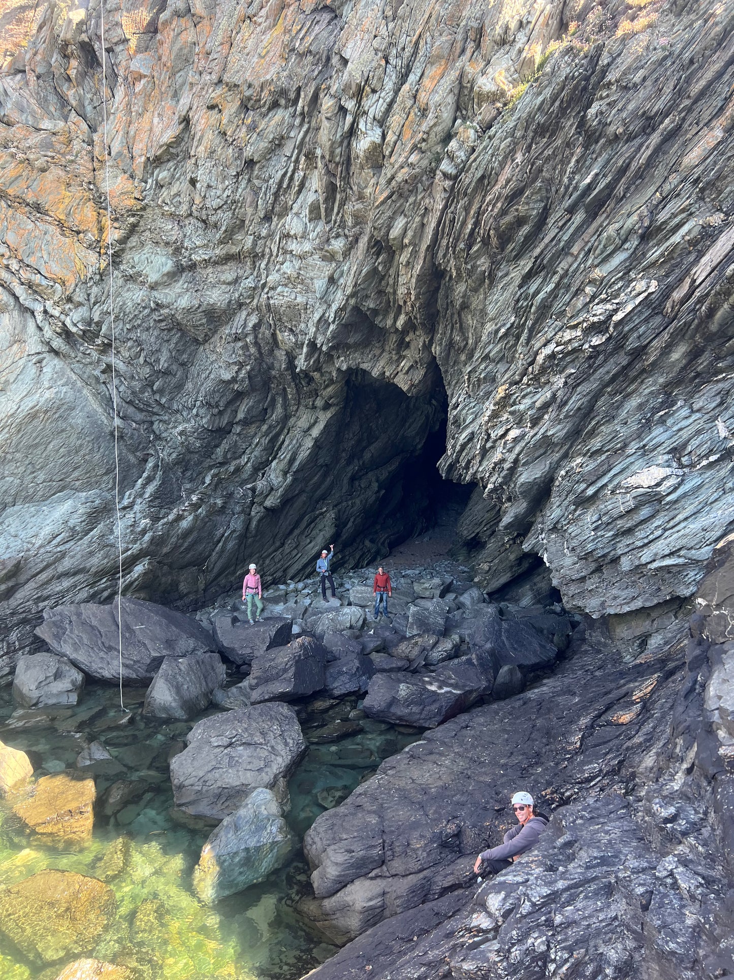 Sea Cave Abseil Group Day 6th June 2026