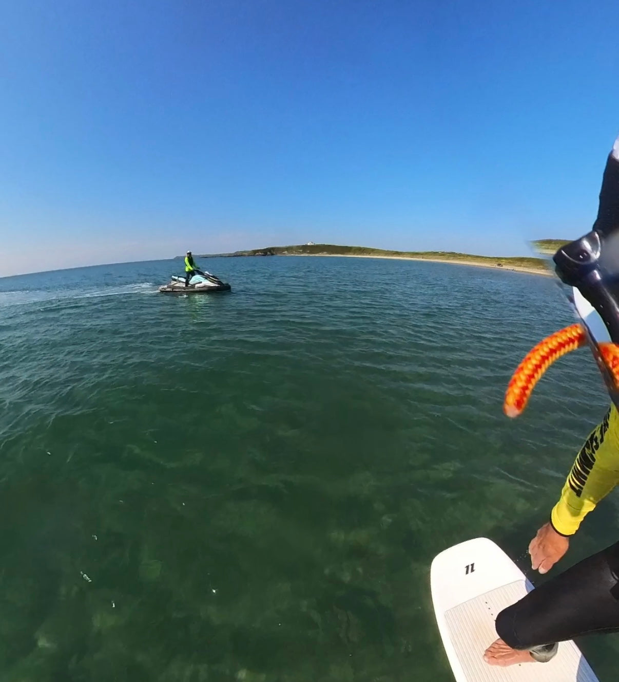 Tow Foiling Surf to Summit