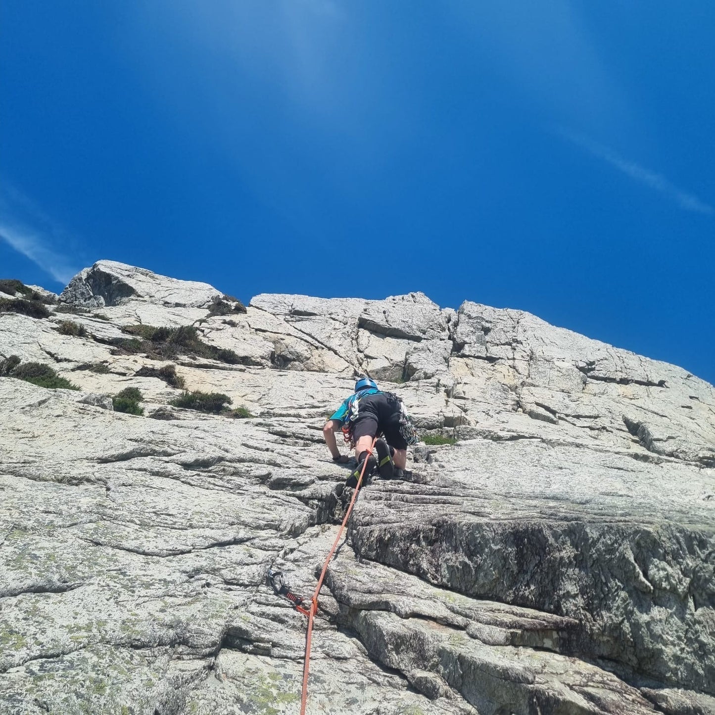 1 on 1 climbing coaching outdoors. (6 hours)