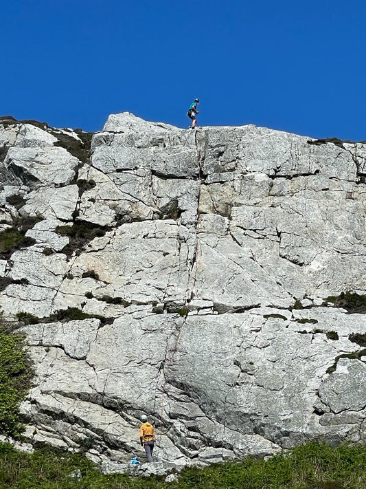 1 on 1 climbing coaching outdoors. (6 hours)