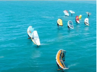 Wing foiling Surf to Summit 