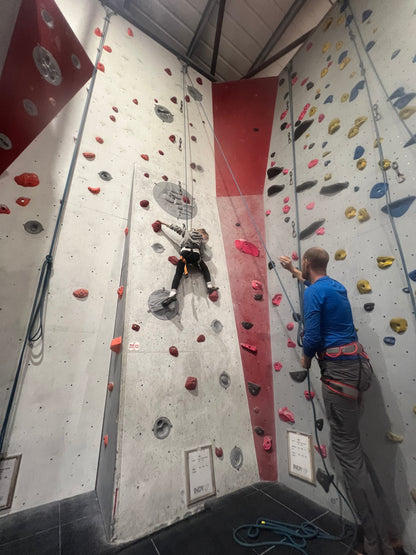 Learn to Belay and Abseil Indoors Indi Climbing Wall Anglesey
