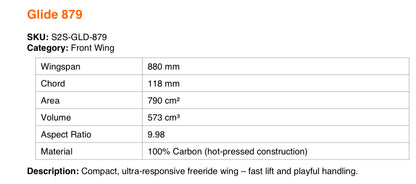 Glide 879. Front Wing