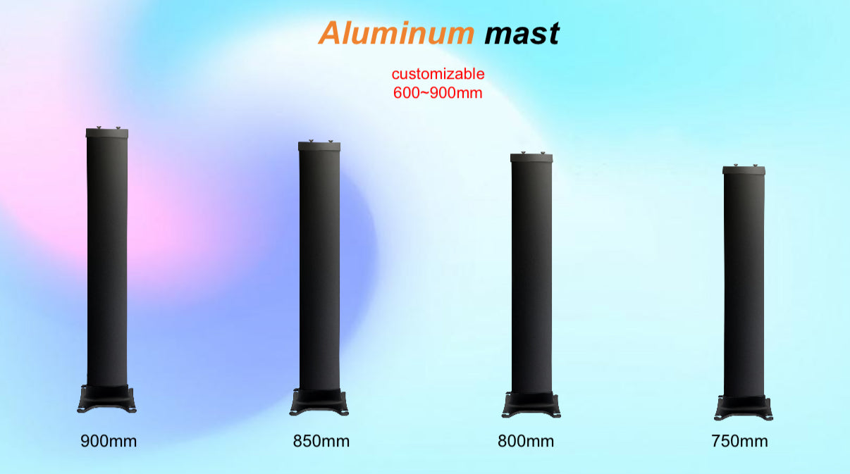 Glide Aluminium Mast 800