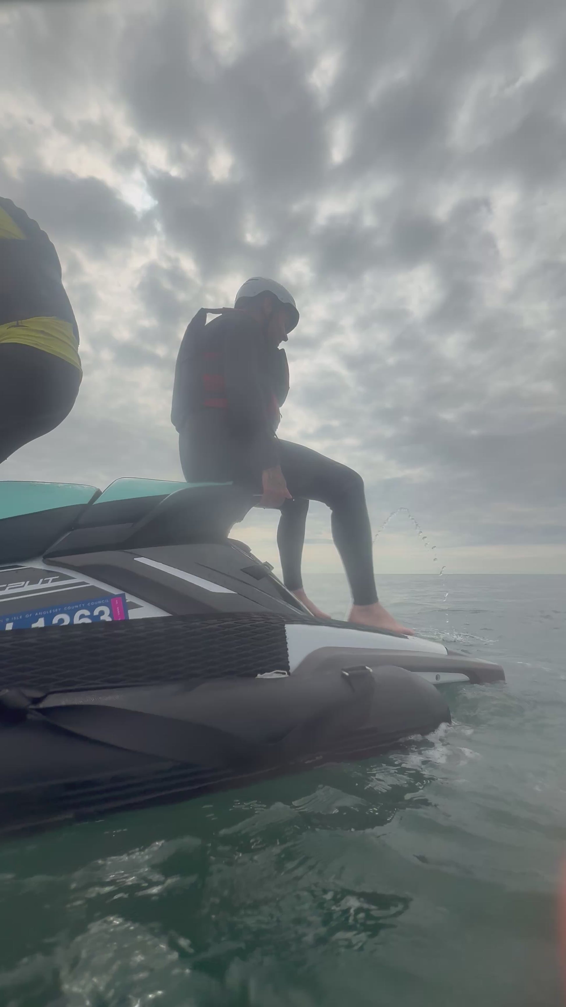 Boys toys backflips, front flips jet skis